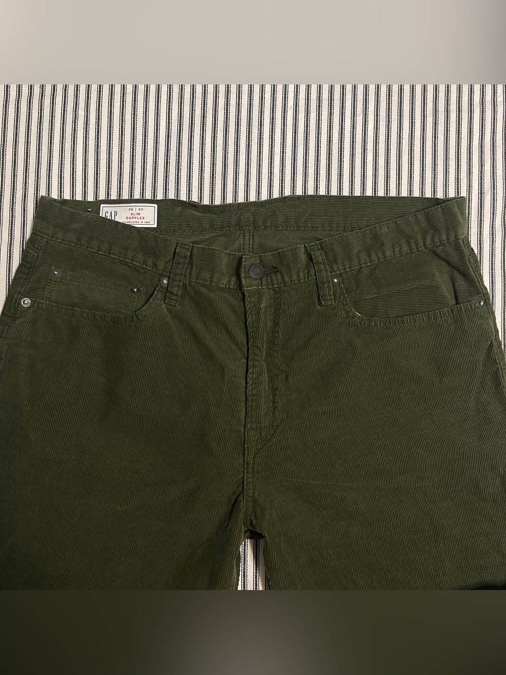 GAP Green Corduroy Pants